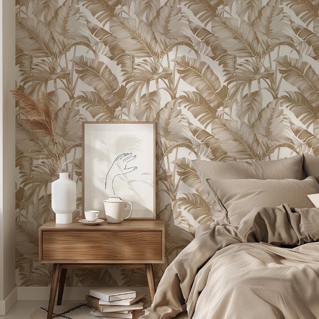 Botanical Blockprint Peel & Stick Wallpaper (Creator Uploaded)