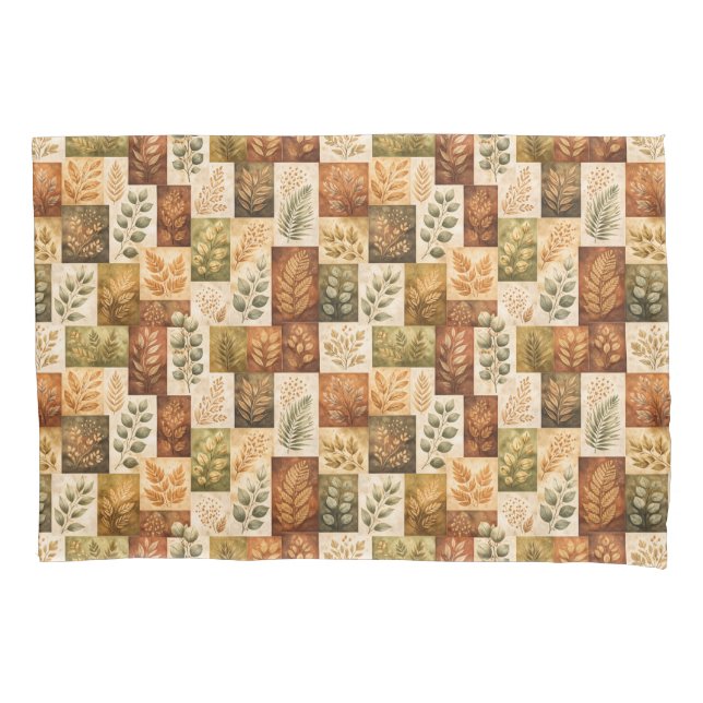 Botanical Blocks Pillowcase (Front)