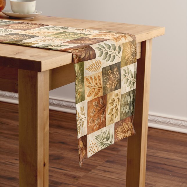 Botanical Blocks Short Table Runner (In Situ)