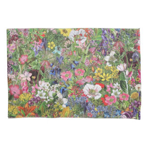 Botanical Bloom Nature Wildflower Pillowcase