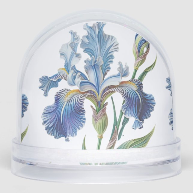 BOTANICAL BLOOM WITH IRIS SNOWGLOBE (Front)