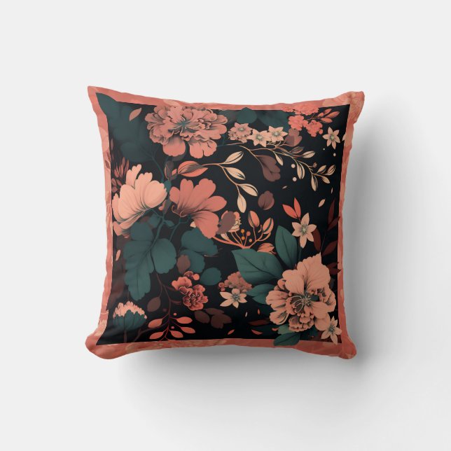 Botanical Blossoms Cushion (Front)
