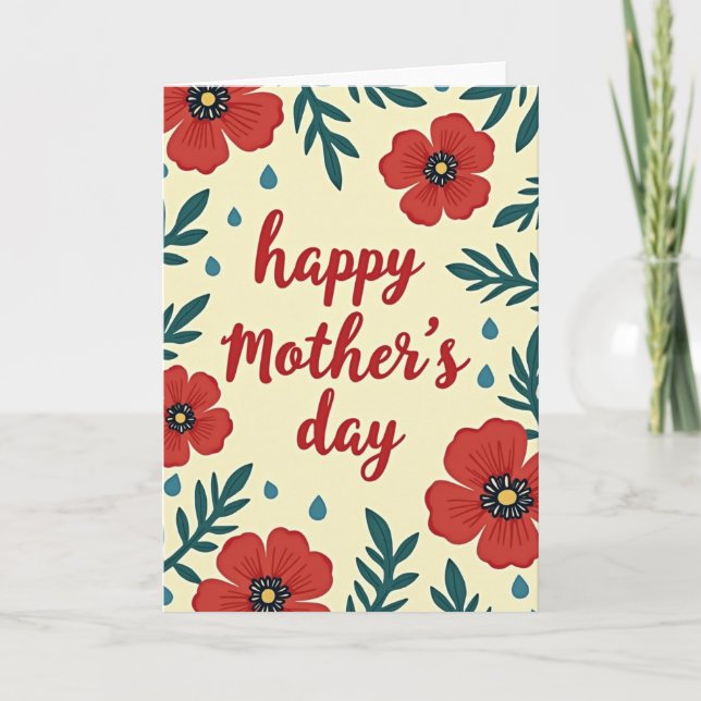 Botanical Blossoms Pattern Card (Front)