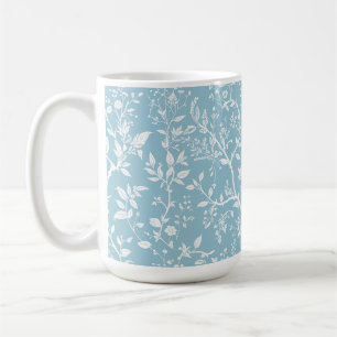Botanical Blue Coffee Mug