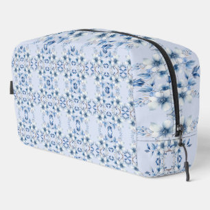 Botanical Blue Flowers Toiletry Bag