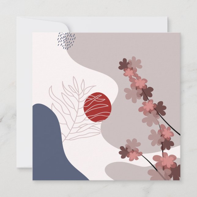 Botanical Boho Blue Magenta (Front)