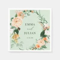 Botanical Boho Greenery Sage Personalised Wedding