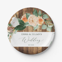 Botanical Boho Rustic Barn Personalised Wedding
