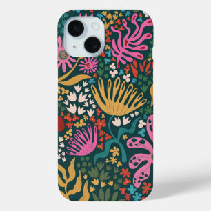 Botanical Boho Series Green iPhone 15 Case