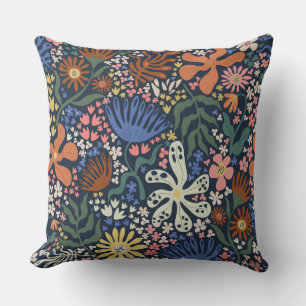 Botanical Boho Throw Pillow