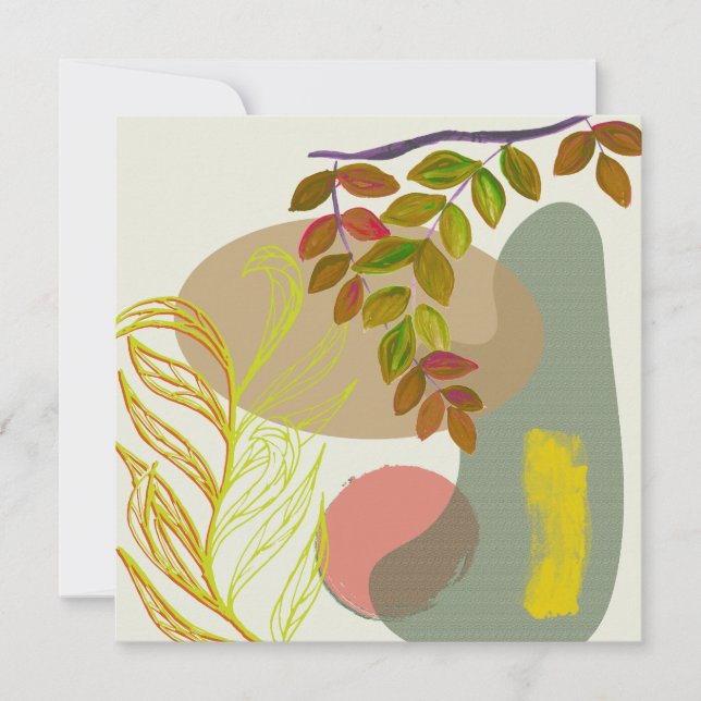 Botanical Boho Yellow Green (Front)