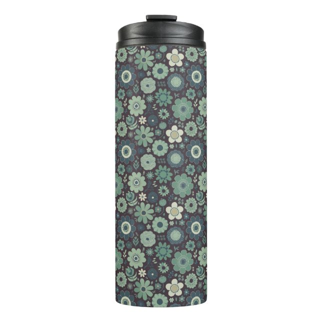 "Botanical Boogie" Thermal Tumbler (Front)