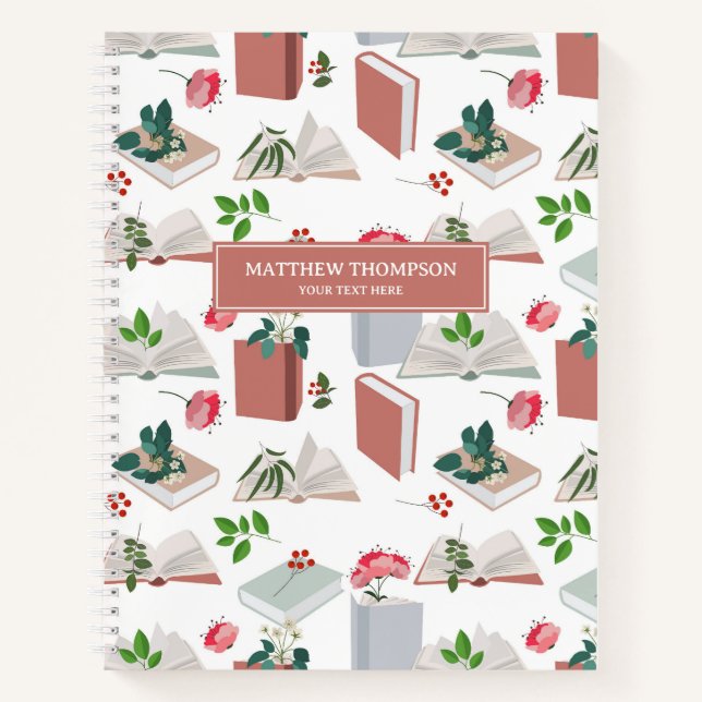 Botanical Books & Library Reading Pattern (Front)