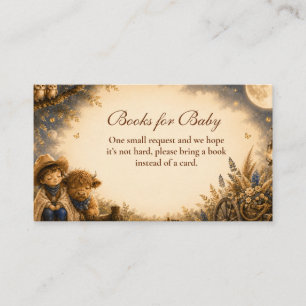 Botanical Boy Western Boho Books for Baby Enclosure Card