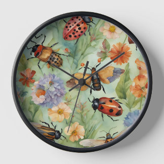 Botanical Bug Symphony Clock