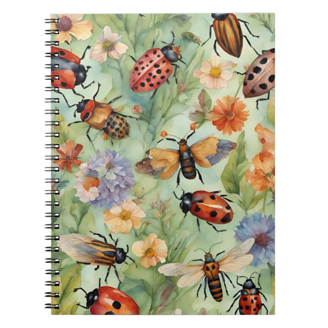 Botanical Bug Symphony Notebook (Front)