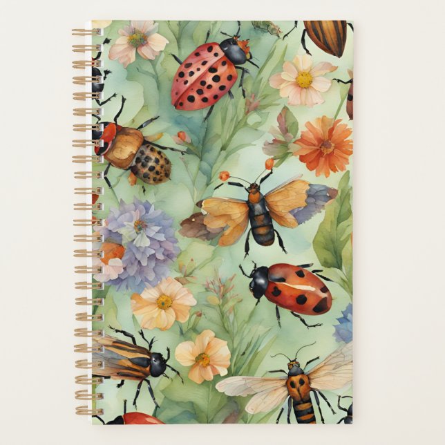 Botanical Bug Symphony Planner (Front)