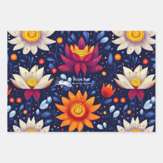 Botanical Cactus Design for Wellness Business Wrapping Paper Sheet