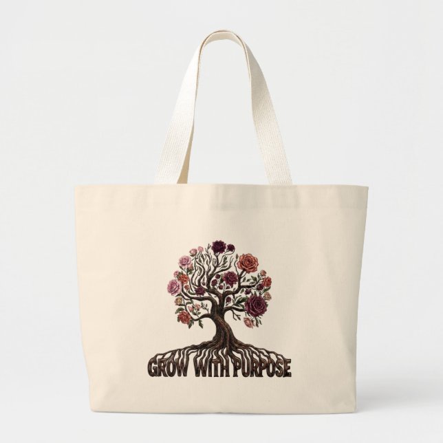 Botanical Canvas Tote (Front)