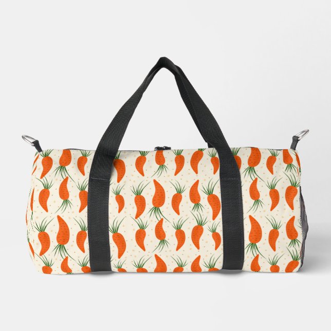 Botanical Carrots Collection Duffle Bag (Front)