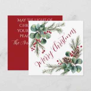 Botanical Christmas Card 