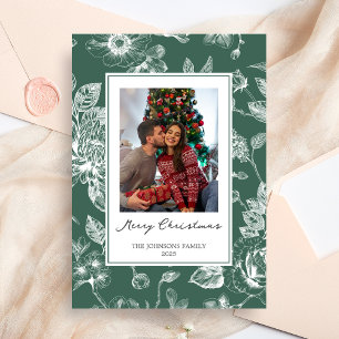 Botanical Christmas Holiday Card