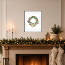 Botanical Christmas Wreath