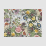 Botanical Collage Tissue Paper<br><div class="desc">Created from vintage images</div>