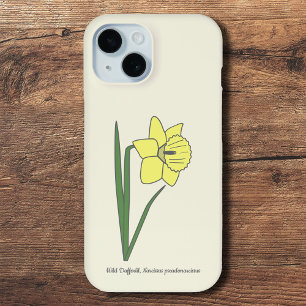 Botanical Daffodil Pastel Flower  iPhone 15 Case