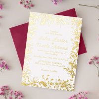 Botanical Daffodils Daisy Peony Flowers Wedding