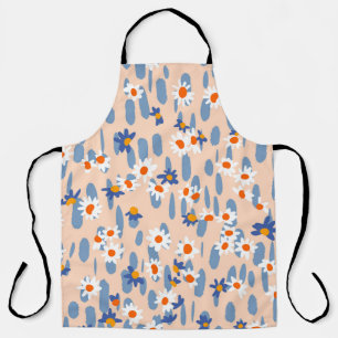 Botanical Daisies: Vintage Seamless Pattern. Apron