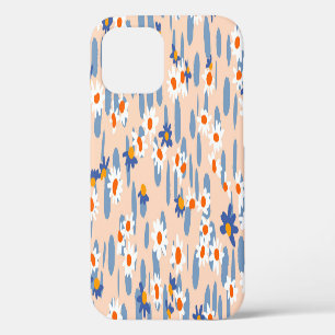 Botanical Daisies: Vintage Seamless Pattern. iPhone 12 Case