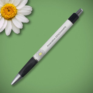 Botanical Daisy Flower White