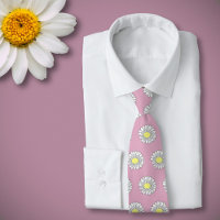 Botanical Daisy Pastel Flower Pink