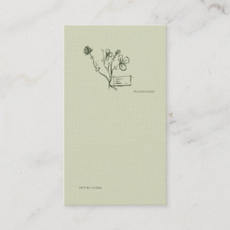Botanical Dark Academia Garden Journal Insert