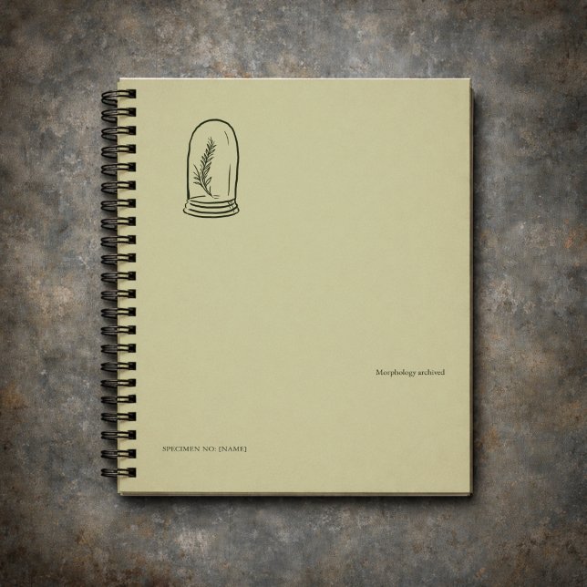 Botanical Dark Academia Minimalist Garden Reader G Notebook (Creator Uploaded)