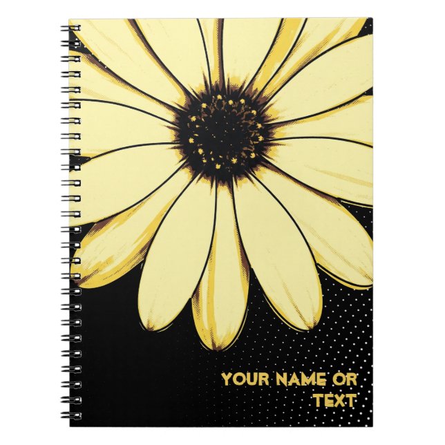Botanical Daybreak: The 'Buttermilk' Osteospermum  Notebook (Front)