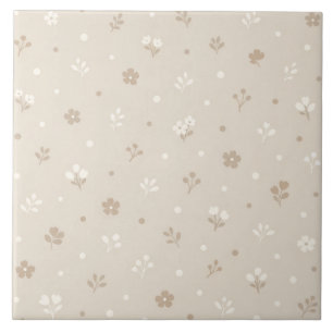 Botanical Dot Pattern Tile