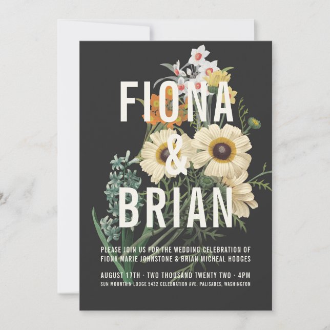 Botanical Dream Wedding Invitations (Front)