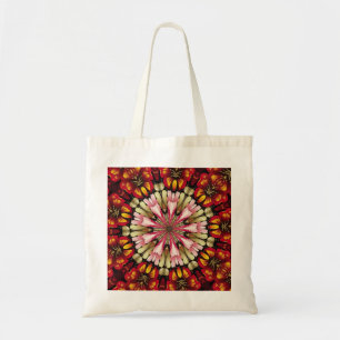 Botanical Dreams Mandala Tote Bag