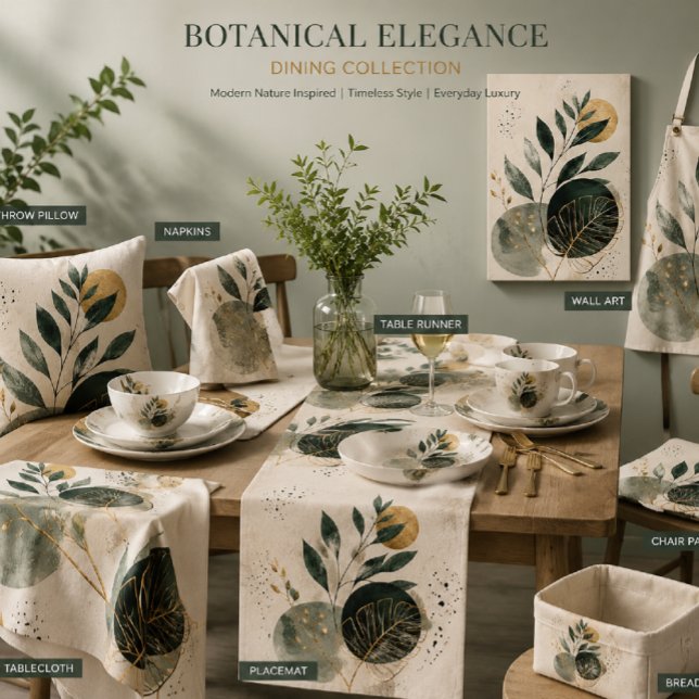 Botanical Elegance Dinning Collection Long Table Runner (Creator Uploaded)