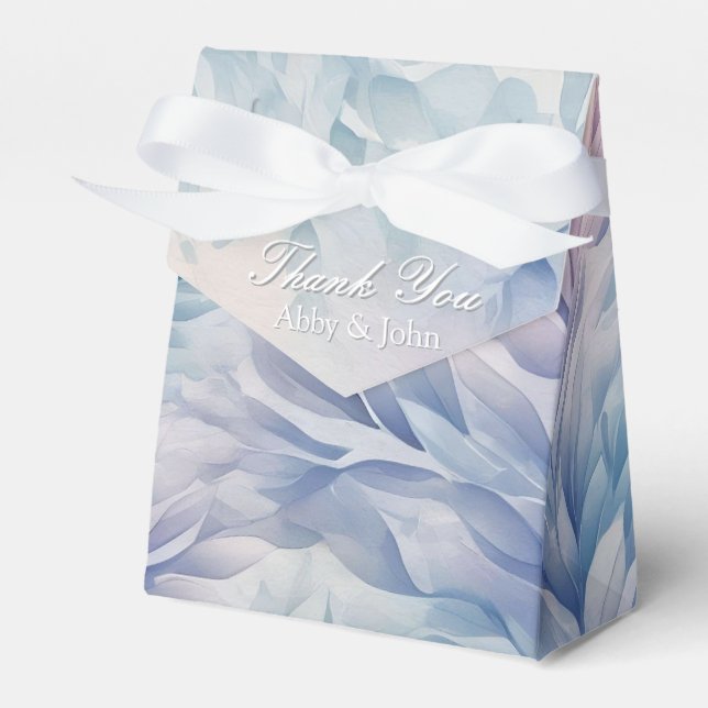 Botanical Elegance Illustration Favour Box (Front Side)