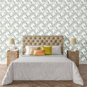 Botanical Eucalyptus Greenery Wallpaper