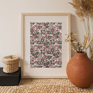 Botanical Fabric Design Decoupage Tissue Paper