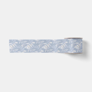 Botanical Fern Fronds Satin Ribbon