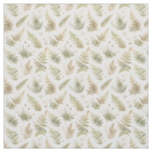 Botanical Fern Pattern Fabric