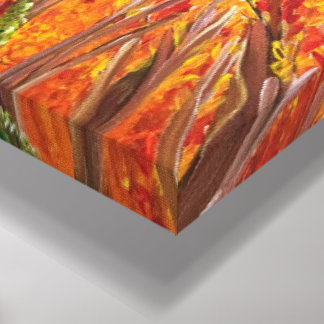 Botanical Field - Om Canvas Painting Print