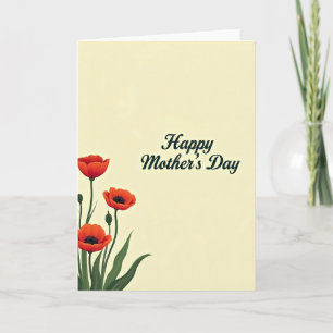 Botanical Floral Art Card