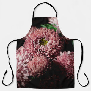 Botanical floral dark moody banner or background w apron