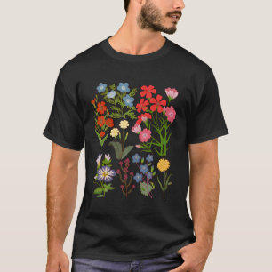 Botanical Floral Flower Hawaiian For T-Shirt
